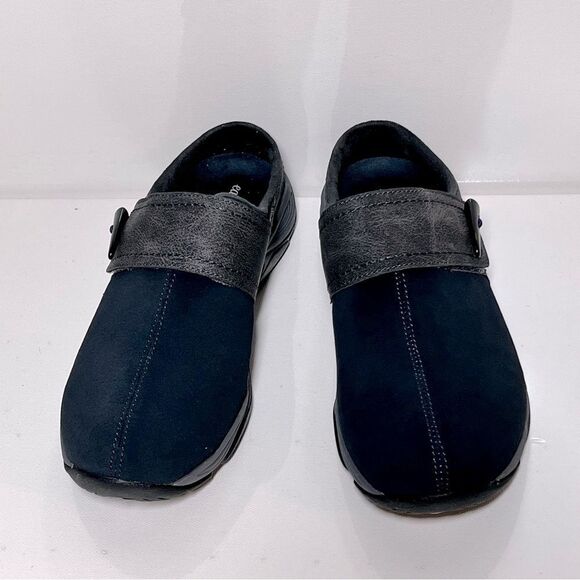 Easy Spirit Esalanna Round Toe Slip-on Suede Mules - Picture 3 of 7